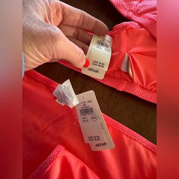 NWT Aerie Shine Rib Bikini - Picture 6 of 6